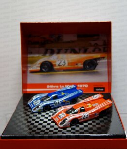 ( Geschenkdoos ) Gulf Porsche 917k LeMans set ( Geschenkdoos ) Gulf Porsche 917k LeMans set