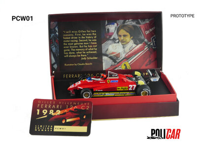 ( Geschenkdoos ) Ferrari 126C2 Zolder 1982 ( Geschenkdoos ) Ferrari 126C2 Zolder 1982